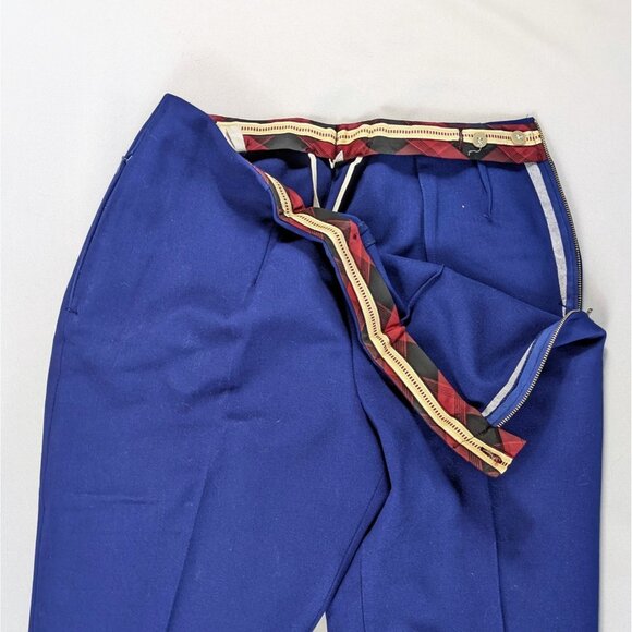 Vintage Ahlers Royal Blue Ski Pants Stirrup West Germany Wool Blend Size 10-12 - Picture 10 of 12